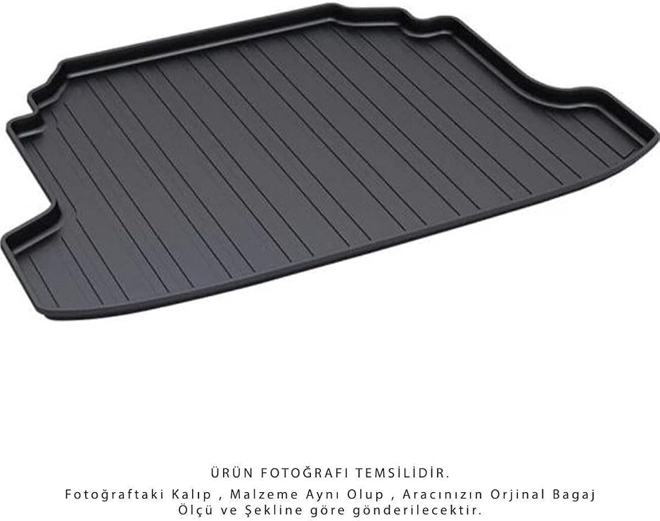 Lunga Chevrolet Aveo Sedan 2021 ile UYUMLU ELMAS KESİM 4D BAGAJ HAVUZU