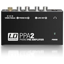 LD Systems PPA 2 Phono-Vorverstärker und Entzerrer LDPPA2 schwarz
