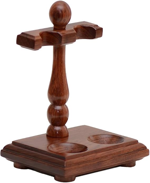 EPUFFER Solid Rosewood | Hand Crafted Dual Smoking Pipe Display Rack | Limited Edition