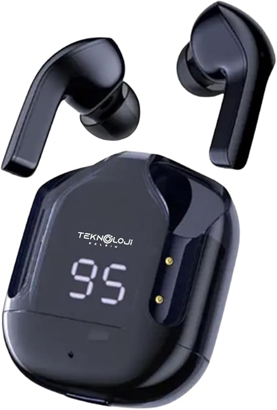 Bluetooth Kulaklık Kablosuz Ultrapods Dijital Göstergeli Gaming Dokunamtik Enc Mipods V5.3 YeniNesil