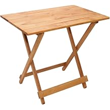 Decorative Wooden Folding Table Picnic Balcony Table 70cm X 60cm