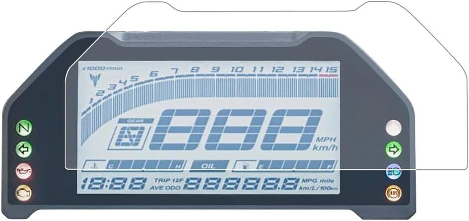Yamaha ile uyumlu Yzf R25 2019-2025 Model Gösterge Panel MAT Görünüm 9h Nano Ekran Koruyucu MAT Yamaha
