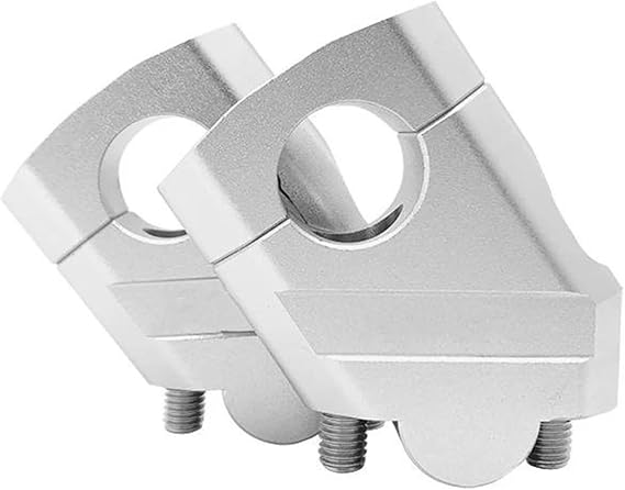 Handlebar Handle Bar Riser Heighten Extend Mount Clamp Adapter For BMW G310GS G310R 2017-2023 Motorcycle Extension Stem(22mm Silver)
