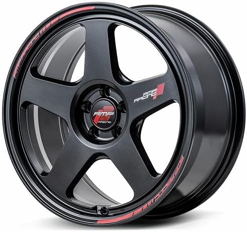 MID RMP Racing TR50 Wheels, Tarmac Black, 18 Inch x 8.0J+45, 5H114, Quantity: 1 Car 4 Pieces