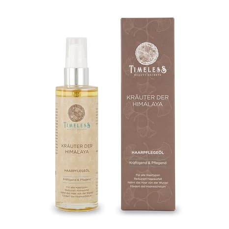 Hair care oil herbs of the Himalaya – strengthens and repairs hair reduces hair loss fights dandruff and itching promotes hair growth Timeless Beauty Secrets