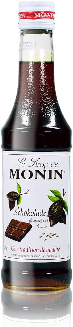 Monin Chocolate Syrup 25cl - Single - Cocktail Syrup, Flavouring