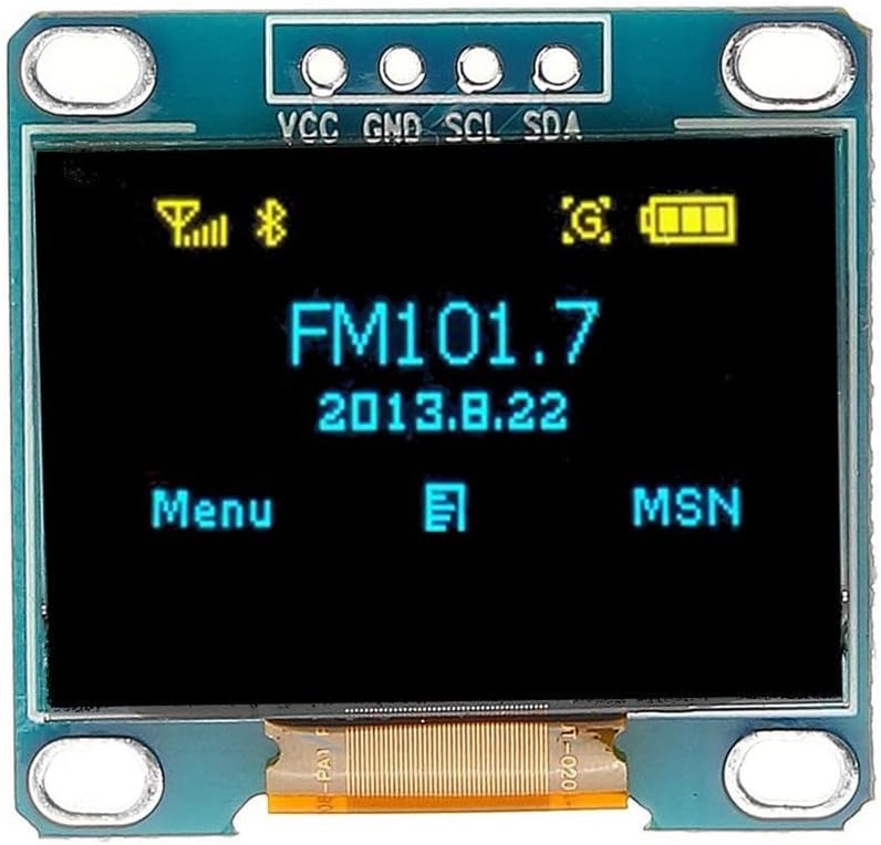 128x64 OLED Ekran LCD 0.96 I2C Arduino Raspberry PI