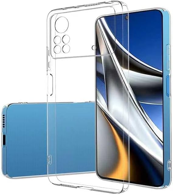 Ehr. Xiaomi Poco M4 Pro Uyumlu Kamera Korumalı Darbe Önleyici Ultra Slim TPU Şeffaf Silikon Kılıf (Şeffaf, Xiaomi Poco M4 Pro)