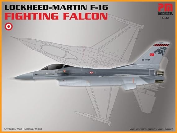 F-16 Fighting Falcon Plastik Uçak Maket Kiti 1/72