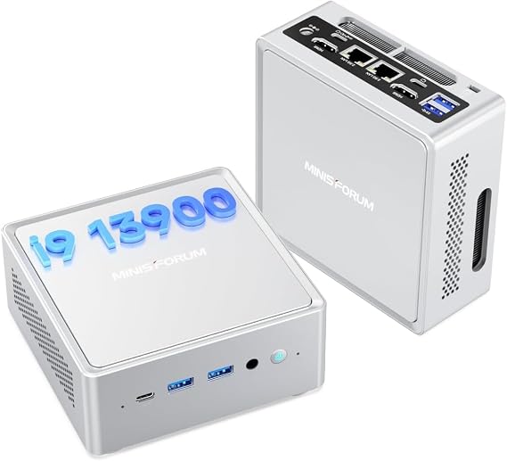 MINISFORUM NAB9S Mini PC with Intel Core i9-13900HK, 16GB RAM, 500GB SSD