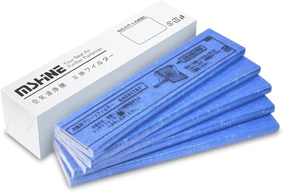 MSHNE Daikin Air Purifier Replacement Filter Pleated Filter Compatible with Successor to KAC017A4/KAC006A4 5 Pieces