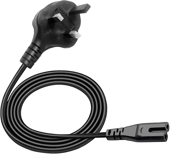 Power Cable Replacement for Sony PS5 PS4 PS3 Playstation 5 4 3 Slim Console Power Figure 8 AC Cord