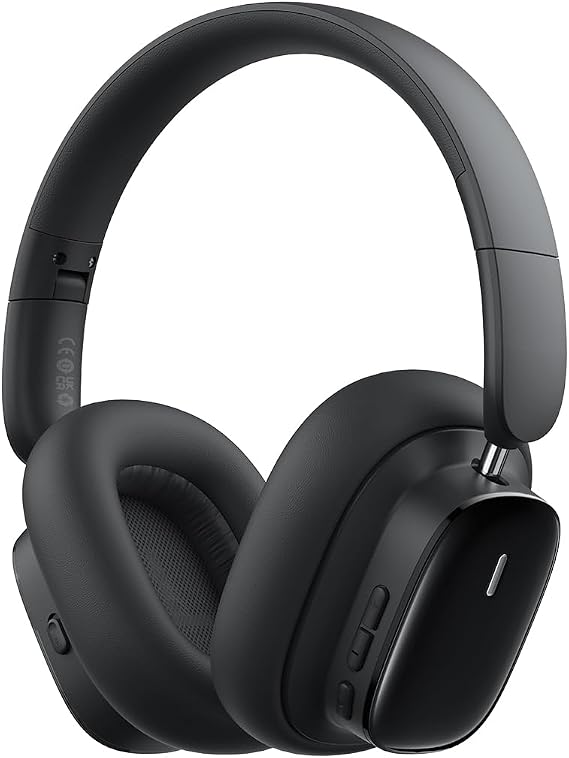 Baseus Wireless Headphones with Noise-Cancellation Bowie H1i (Black)