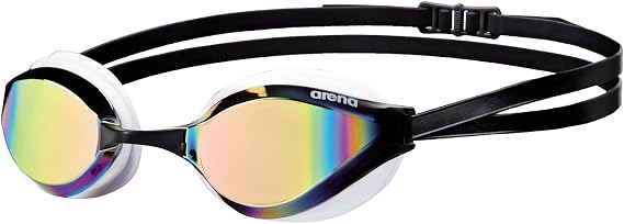 Arena Unisex Competition Purton Mirror Swim Goggles 54 REVO-WHITE