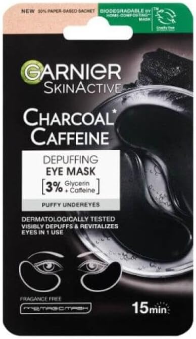 Garnier Göz Şişkinliklerine Karşı Kömür&Kafein Göz Maskesi