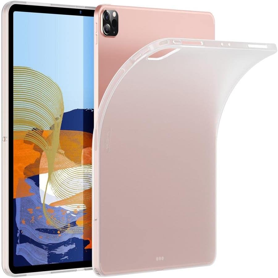 Apple iPad Pro 13inç M4/M5 ile uyumlu Kılıf Tablet Hibrit Silikon Case 2024/2025 Renksiz