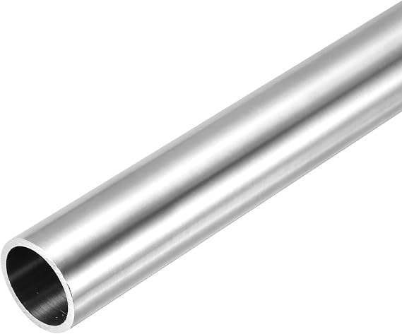 sourcing map 304 Stainless Steel Tube, 20mm ID 24mm OD 250mm Length Round Seamless Straight Steel Metal Capillary Pipe Tubing for Industry DIY Projects