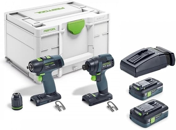 Festool Screwdriver and Drill bit Set TID 18 HPC 4,0 I-Set T18
