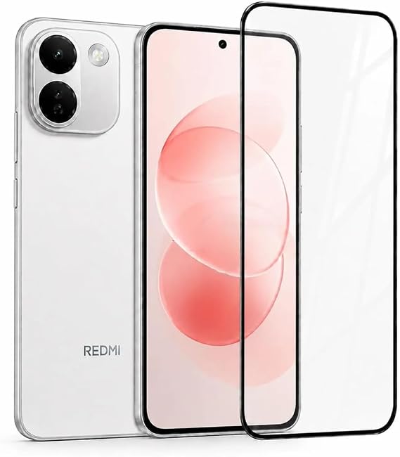 Microcase Xiaomi Redmi Note 17 Pro Max 5G Global ile uyumlu Tam Kaplayan Çerçeveli Tempered Ekran Koruyucu -AL3276