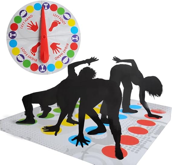 Twisting Game Twister game tornado adult floor mat gam with rotating mat suitable for adult families friends teams educational parties indoor and outdoor games
