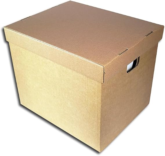 Protected LP Record Cardboard Box Storage Box
