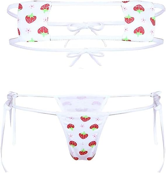 KFLY Triangle Micro Bikini Sexy Adjustable Tiny String 2Piece Swimsuit