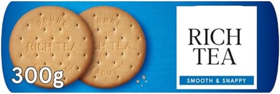 Biscuits Bundle Pack with Rich Tea Biscuits 300g, Pack Of 3, SMOOTH & SNAPPY Carefully baked for a dunkable, lightly malty treat.