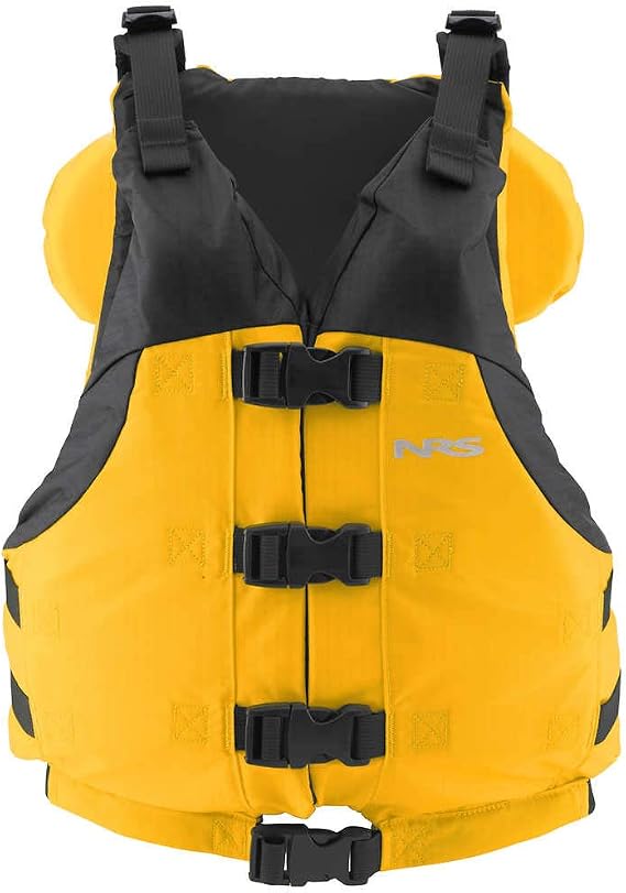 NRS Big Water V Youth Rafting Life Jacket PFD-Yellow-Youth