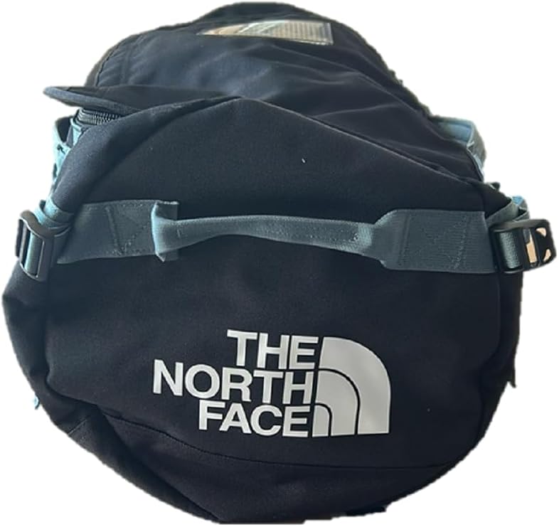 The North Face Gilman Duffel Bag, Medium Black/Teal, Travel and Hiking 71 litres