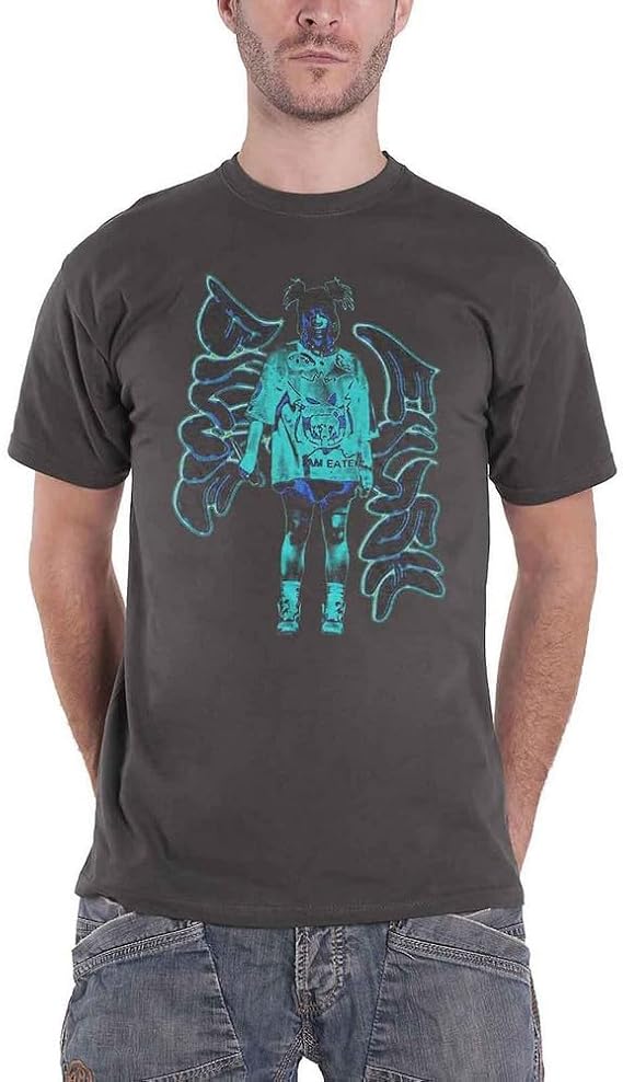 Billie Eilish T Shirt Neon Graffiti Logo 新しい 公式 Unisex ブラック