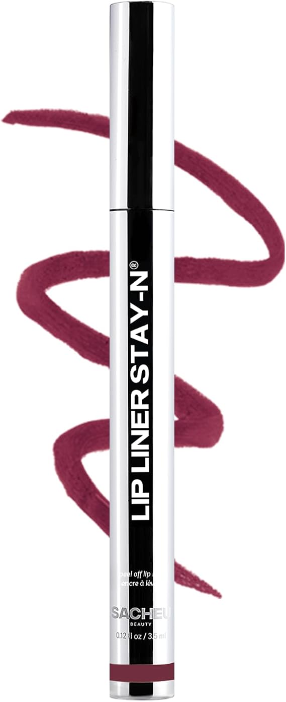 Sacheu Lip Liner STAY-N Peel Off Lip Stain, Longwear, After Party
