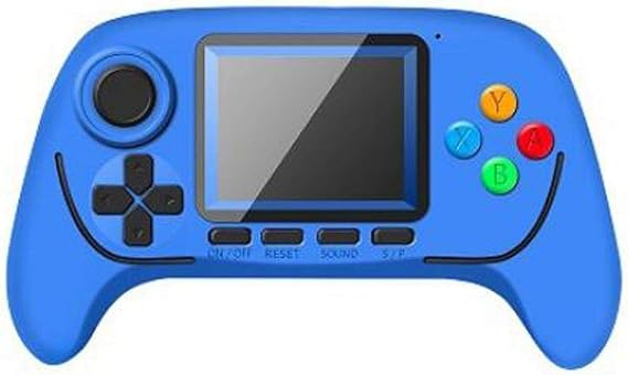 Game Console 2.5" Bluetooth Wireless Connection Double PK Game Console, Blue