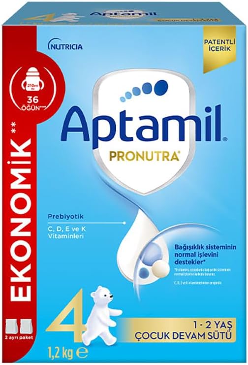 Aptamil 4 Prebiyotikli Çocuk Devam Sütü 1200 Gr