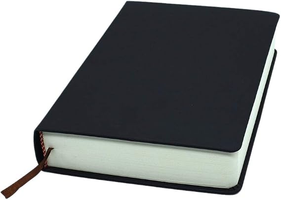 Earnmore Blank Notebook A4 Leather & Hardback Sketchbook 660 Pages 80gsm Thick Journal for Writing Memories Doodling Drawing Portrait Kids & Adult