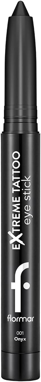 Flormar Extreme Tattoo Mat Asansörlü Kalemtıraşlı Jel Göz Kalemi & Far Stick - 001 Onyx