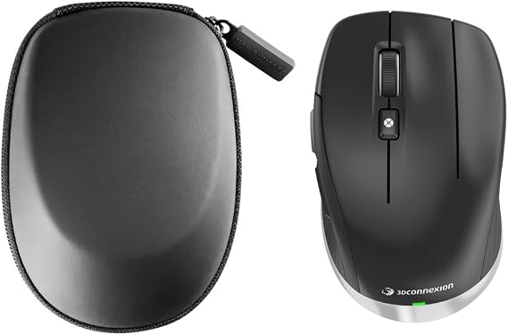 3Dconnexion CadMouse Compact Wireless Optical Mouse USB C Right Handed