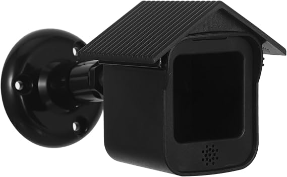 SHINEOFI Weatherproof Wall Mount Camera Bracket with Sun Rain Shield for Cam Outdoor Protective Dome Cover with Easy Installation and Flexible Positioning for Reliable Surveillance