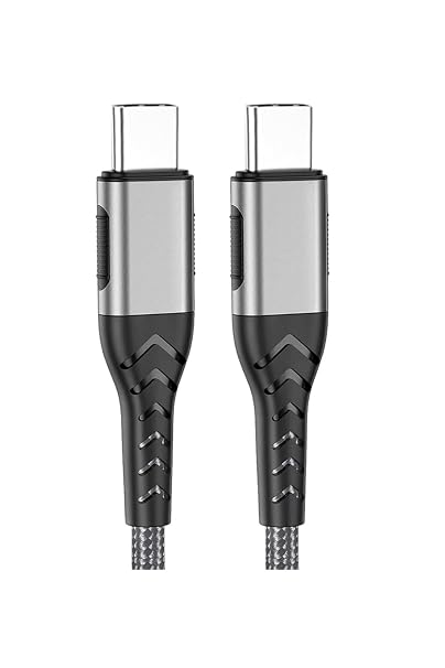 iPhone 15 Pro / 15 Pro Max / 17 Pro / 17 Pro Max ile Uyumlu PD Type-C Hızlı Şarj Kablosu, 120W, Gri LKC237GPD389