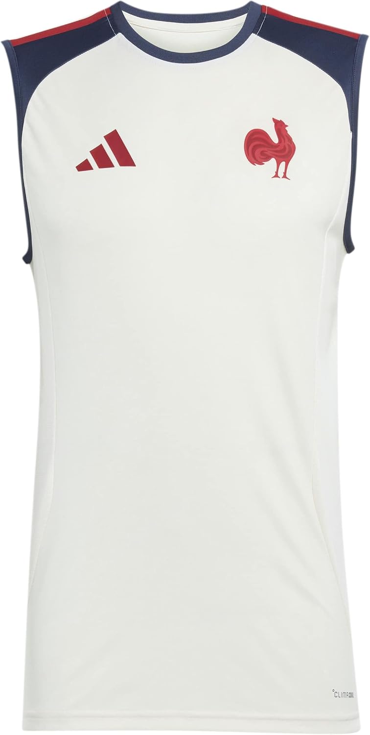 adidas Men's France Rugby Singlet T-Shirt