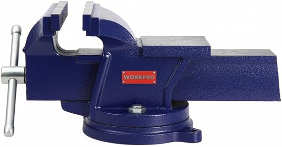 WORKPRO WP233005 100mm 360° Döner Tabanlı Örslü Profesyonel Tezgâh Mengene