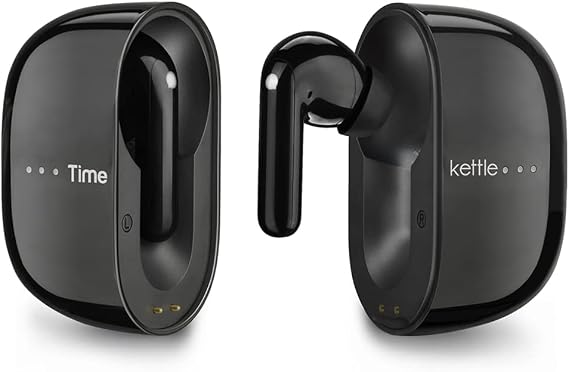 Timekettle M3 Earphone Translator, Offline, 43 Languages, 96 Accents, Time Kettle, Dedicated App, Two-Way Audio Translator, ANC, Call Noise Reduction, Music & Calls, Portable Translator, International