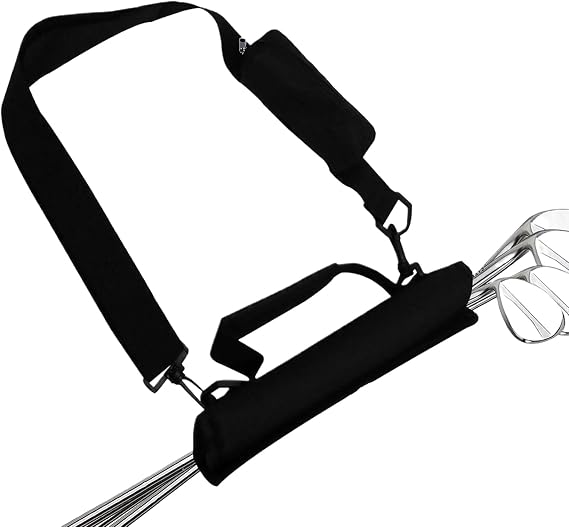 Small Golf Bag - Lightweight Carry Case | Foldable Golf Club Stand | Adjustable Shoulder Strap for Easy Transport, Durable Practice Bag for Men and Women, Ideal Pair