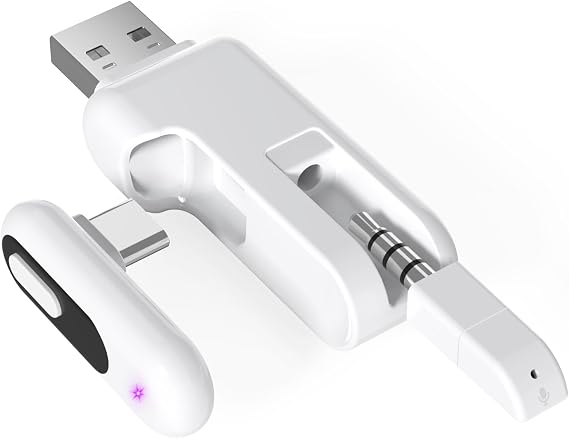 USB-C Bluetooth Audio Adapter for PS5, aptX Adaptive