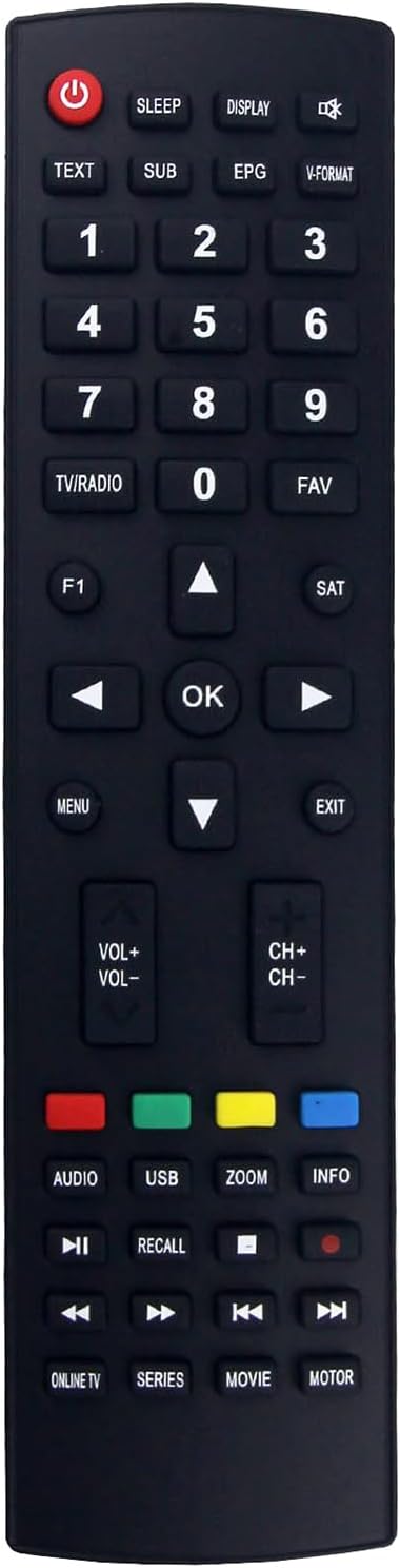 Remote Control Replacement for Istar TV ZEED222 OTT ZEED333 OTT A9000 A8500 Z4 Z5 ZEED444 A9700 A8000 A1600 A65000