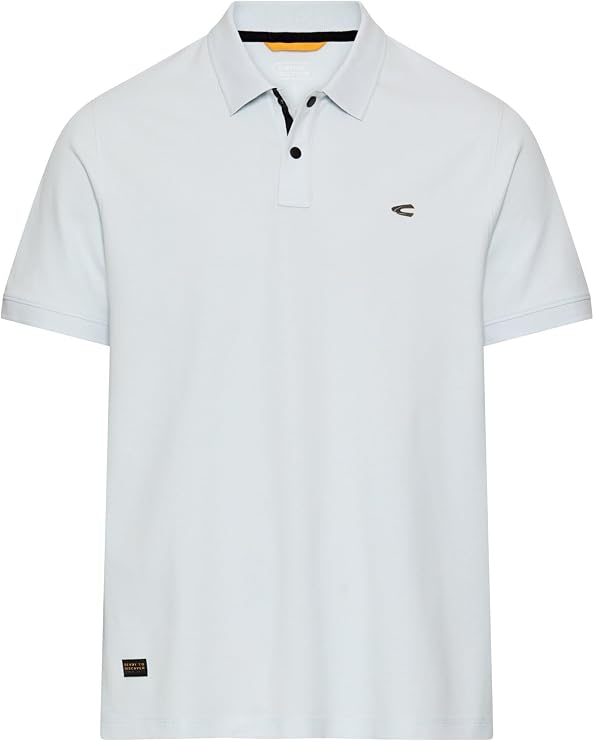 camel active Men's Popper Polo Shirt