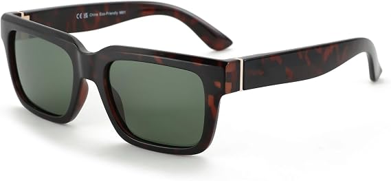 ZENOTTIC Rectangle Sunglasses for Men Women Polarized UV400 Protection Classic Trendy Driving Sun Glasses