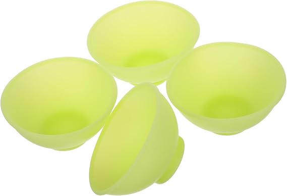 4pcs Silicone Bowl Small Mixing Bowls Reusable DIY Facial Mask Prep Condiment Kitchen Food Prep