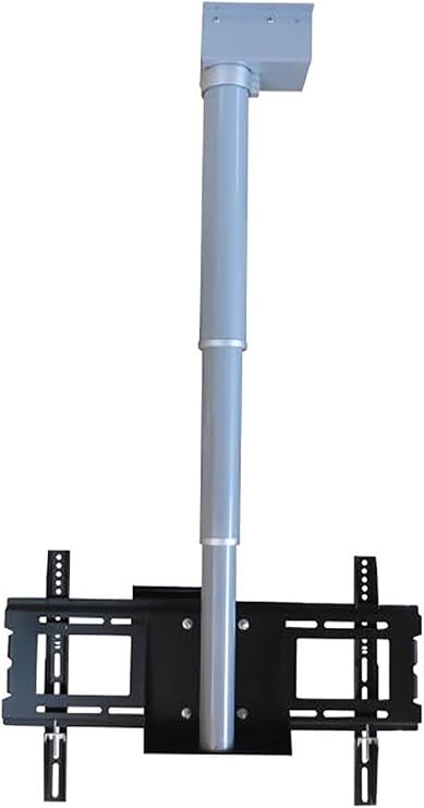 Electric Ceiling TV Mount, Ceiling TV Bracket, Adjustable Height Electric TV Lift With Remote Control - Motorized TV Mount - Ceiling TV Mount Bracket(120cm)