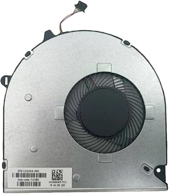 Notebook Cooler CPU Cooling Fan For HP for Pavilion 15-DU 15S-DU 15-DY 15-DW 15T-DW 250 256 G8 TPN-C139 L52034-001 DFS5K12114464N Easy to replace