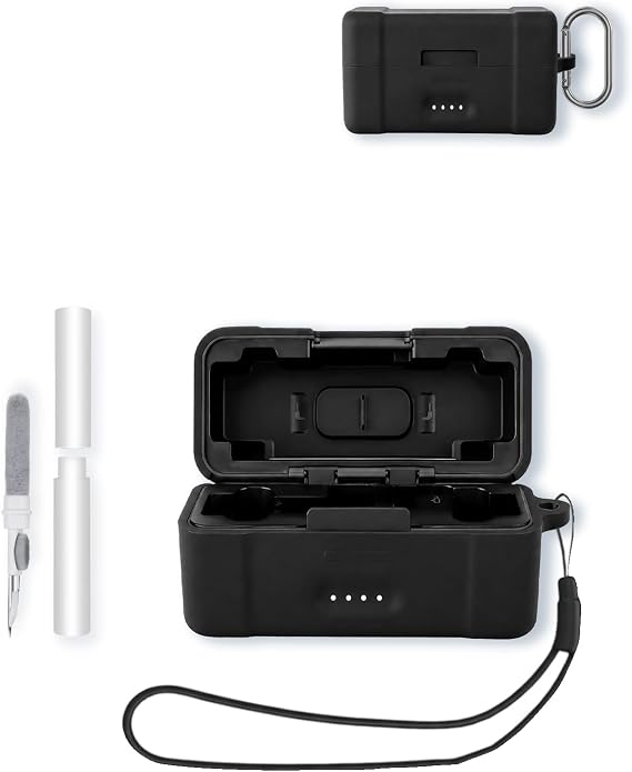 WUNIAK Silicone Case for DJI Mic Mini 2/2S,Black.